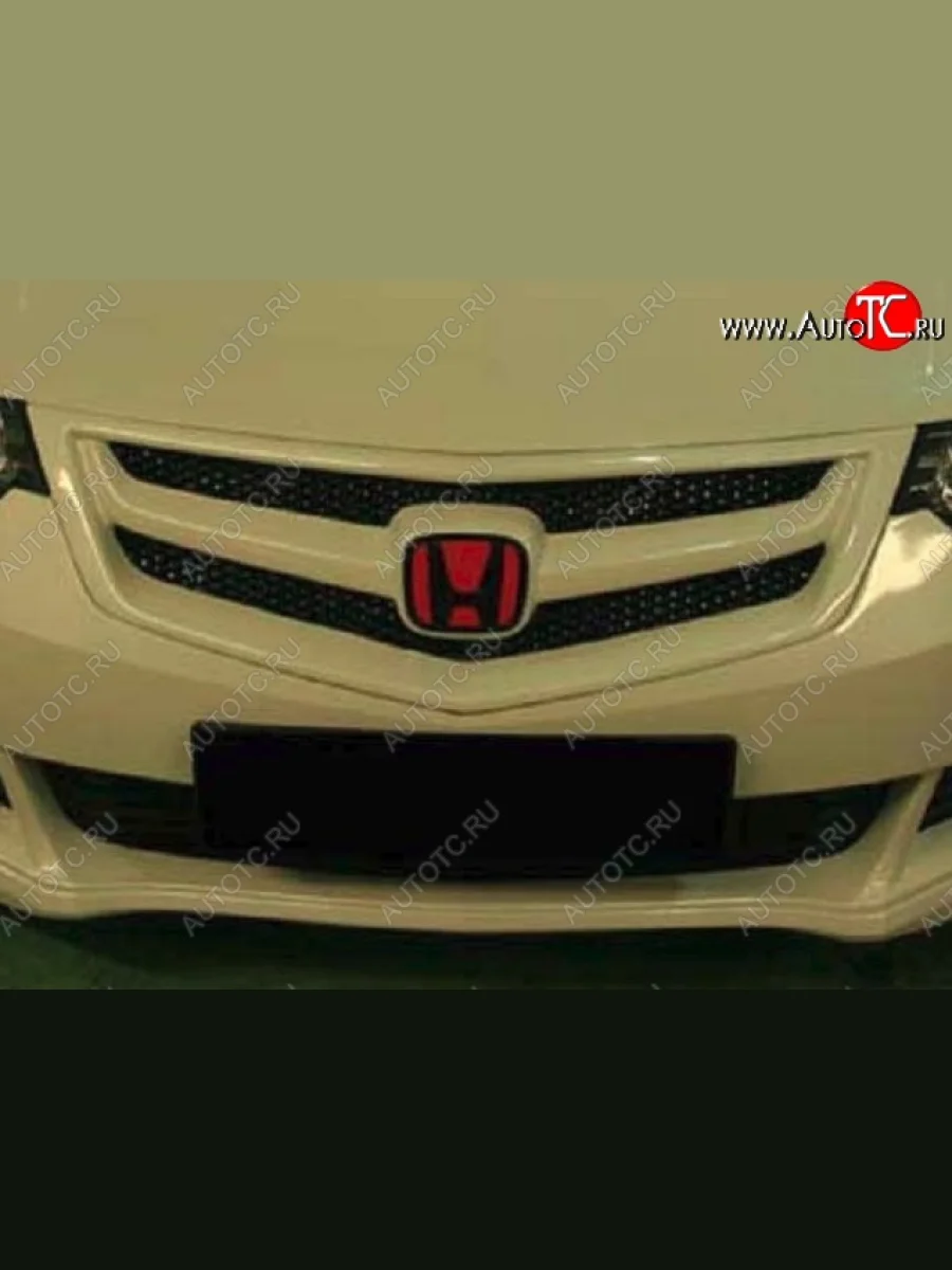 Решётка радиатора Sport Style Honda Accord 8 CU седан дорестайлинг (2008-2011) (Неокрашенная)  в Керчи Республика Крым