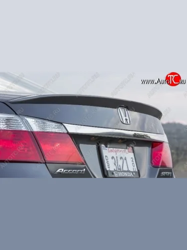 Лип спойлер Сабля Honda Accord 9 CR седан дорестайлинг (2013-2016)