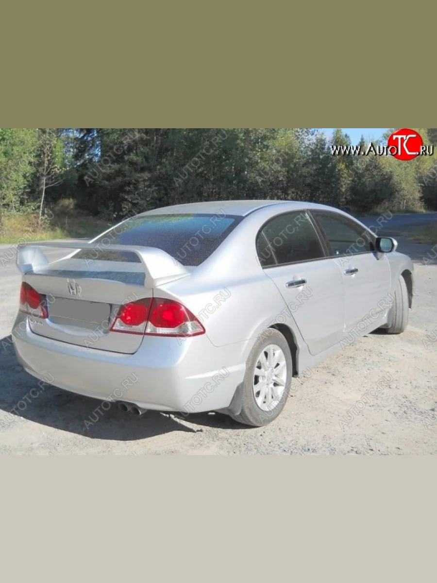 Спойлер Mugen-Style Honda Civic FD седан дорестайлинг (2005-2008) (Неокрашенный)  в Керчи Республика Крым