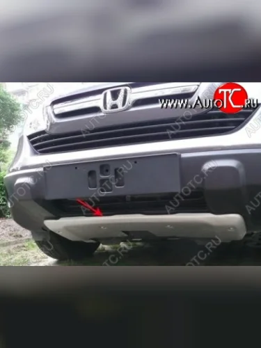 Накладка на передний бампер CT Honda CR-V RE1,RE2,RE3,RE4,RE5,RE7 дорестайлинг (2007-2010)