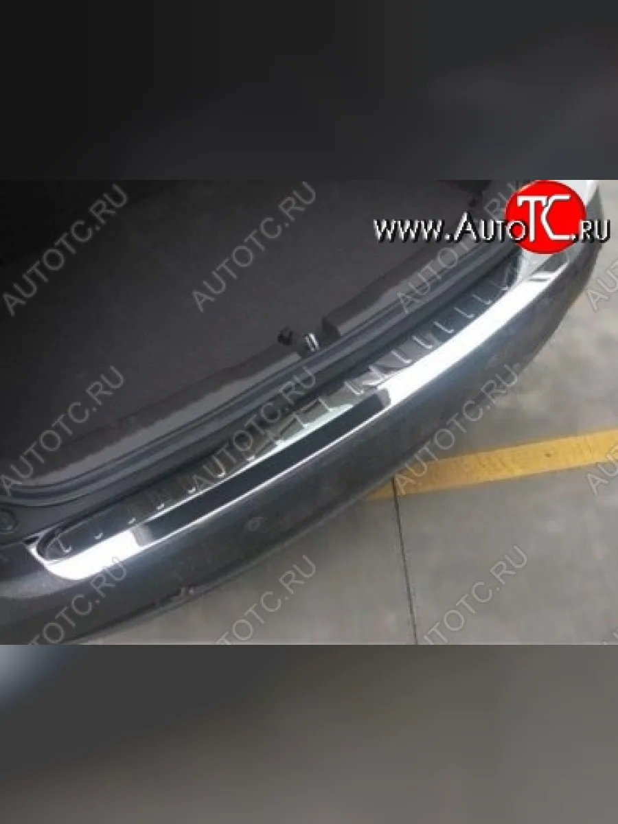 Защитная накладка на задний бампер СТ Honda CR-V RM1,RM3,RM4 дорестайлинг (2012-2015)  в Перми Пермском крае