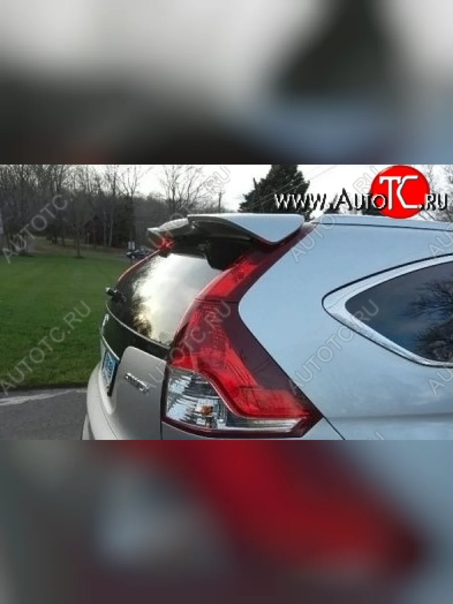 Спойлер CT Honda CR-V RM1,RM3,RM4 дорестайлинг (2012-2015) (Неокрашенный)  в Перми Пермском крае