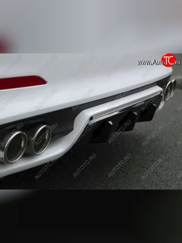 Накладка на задний бампер AD Zest Style Hyundai Elantra AD дорестайлинг (2016-2019)