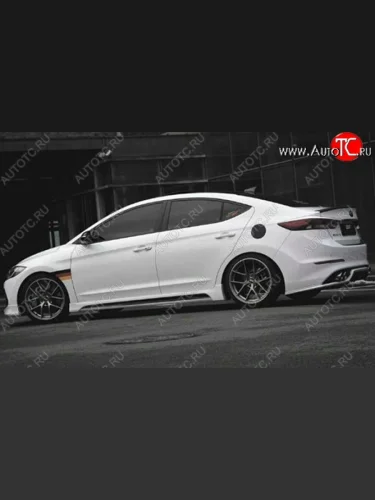 Пороги накладки AD Zest Style Hyundai Elantra AD дорестайлинг (2016-2019)