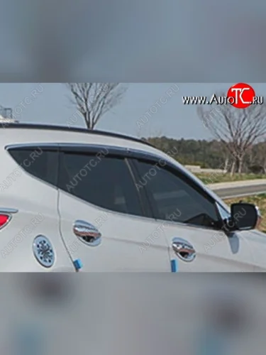 Комплект дефлекторов окон СТ Hyundai Santa Fe DM дорестайлинг (2012-2016)