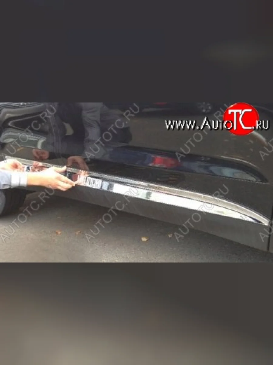 Молдинги CT Hyundai Santa Fe DM дорестайлинг (2012-2016) (Неокрашенные)  в Керчи Республика Крым