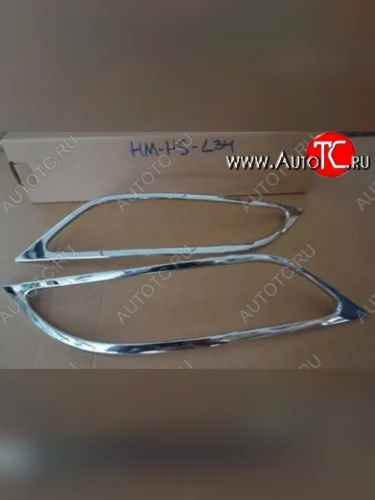 Накладки на фары СТ Hyundai Santa Fe DM дорестайлинг (2012-2016)