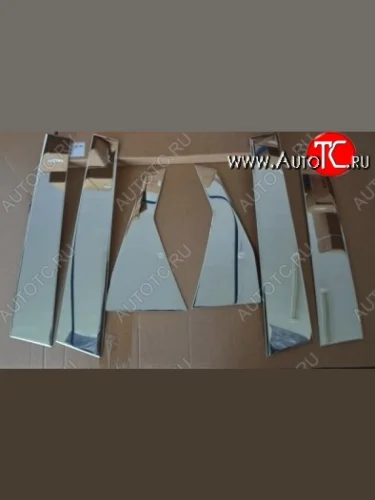 Накладки на стойки дверей СТ Hyundai Santa Fe DM дорестайлинг (2012-2016)