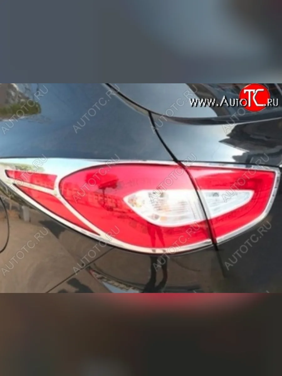 Накладки на фонари СТ Hyundai IX35 LM дорестайлинг (2009-2013) (Неокрашенные)  в Перми Пермском крае