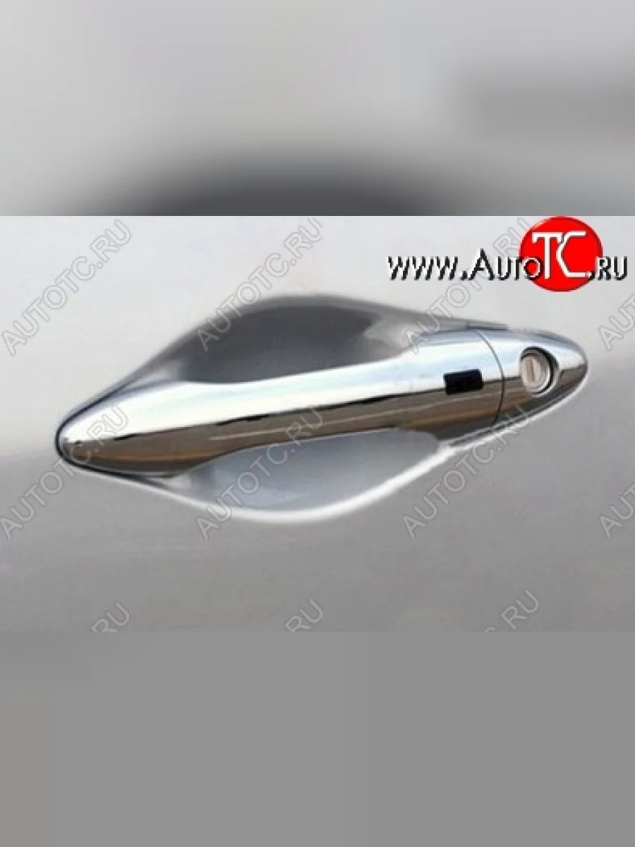 Накладки на внешние ручки дверей СТ Hyundai Tucson LM (2010-2017) (Неокрашенные)  в Перми Пермском крае