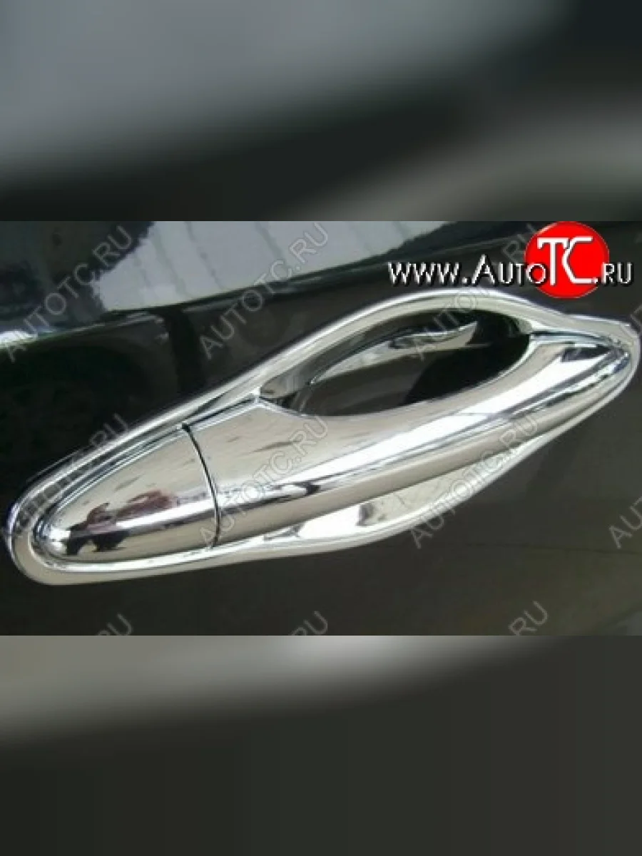 Накладки под ручки дверей (мыльницы) СТ Hyundai Tucson LM (2010-2017) (Неокрашенные)  в Перми Пермском крае