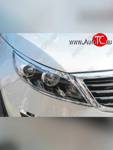 Накладки на фары СТ KIA Sportage 3 SL дорестайлинг (2010-2014)