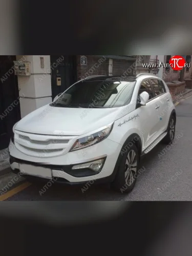 Реснички на фары CT KIA Sportage 3 SL дорестайлинг (2010-2014)