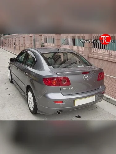 Лип спойлер CT Mazda 3/Axela BK дорестайлинг седан (2003-2006)