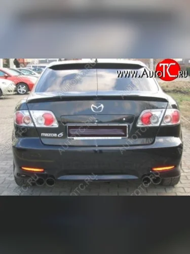 Лип спойлер Сабля Mazda 6 GG седан дорестайлинг (2002-2005)