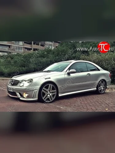 Пороги накладки AMG Style Mercedes-Benz CLK class W209 (2003-2010)