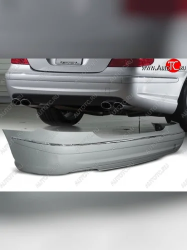 Задний бампер AMG Style Mercedes-Benz E-Class W211 дорестайлинг седан (2002-2006)