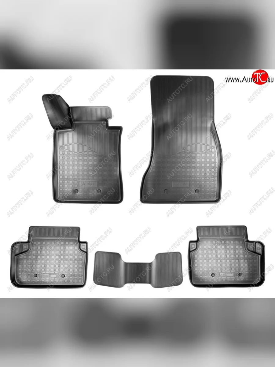 Коврики салонные Norplast Unidec BMW 5 серия G30 дорестайлинг, седан (2016-2020) (Цвет: черный)  в Перми Пермском крае