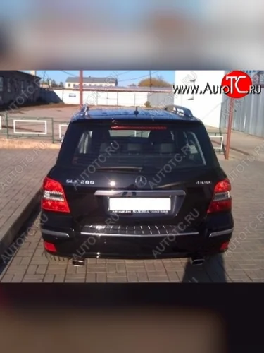Накладка на крышку багажника СТ Mercedes-Benz GLK class X204 рестайлинг (2012-2015)