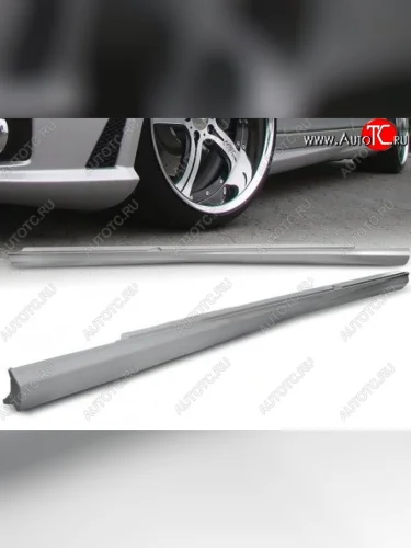 Пороги накладки AMG Style Mercedes-Benz S class 5 W221 седан дорестайлинг (2005-2009)