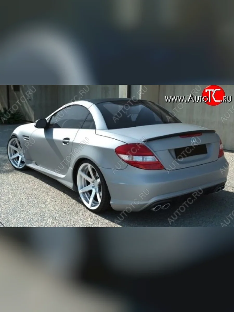 Задний бампер AMG Style Mercedes-Benz SLK class R171 (2004-2010) (Неокрашенный)  в Керчи Республика Крым