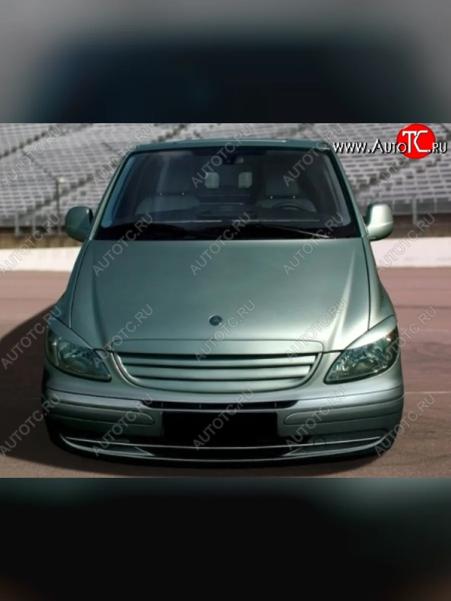 Решётка радиатора (Viano) CT Mercedes-Benz Vito W639 дорестайлинг (2003-2010) (Неокрашенная)  в Керчи Республика Крым