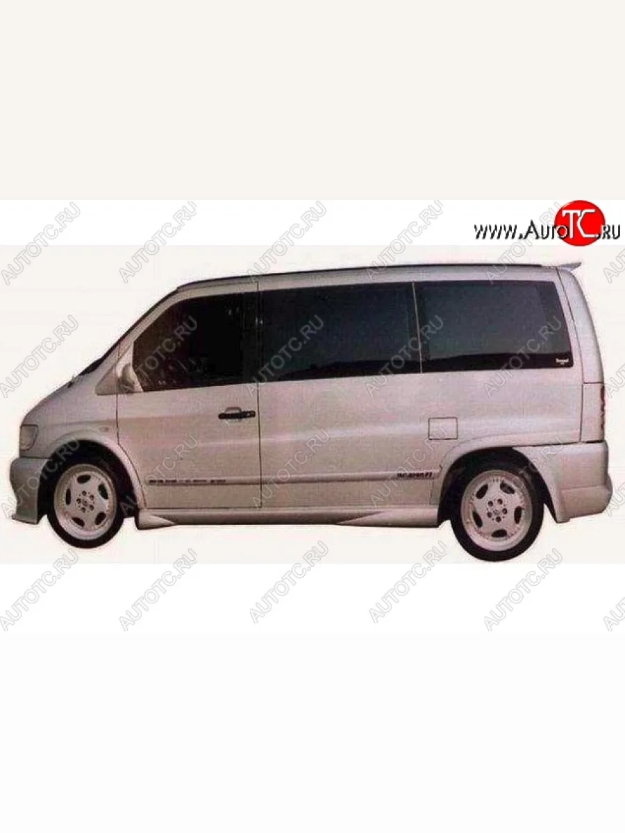 Пороги накладки CT Mercedes-Benz Vito W638 (1996-2003) (Неокрашенные)  в Самаре Самарской области