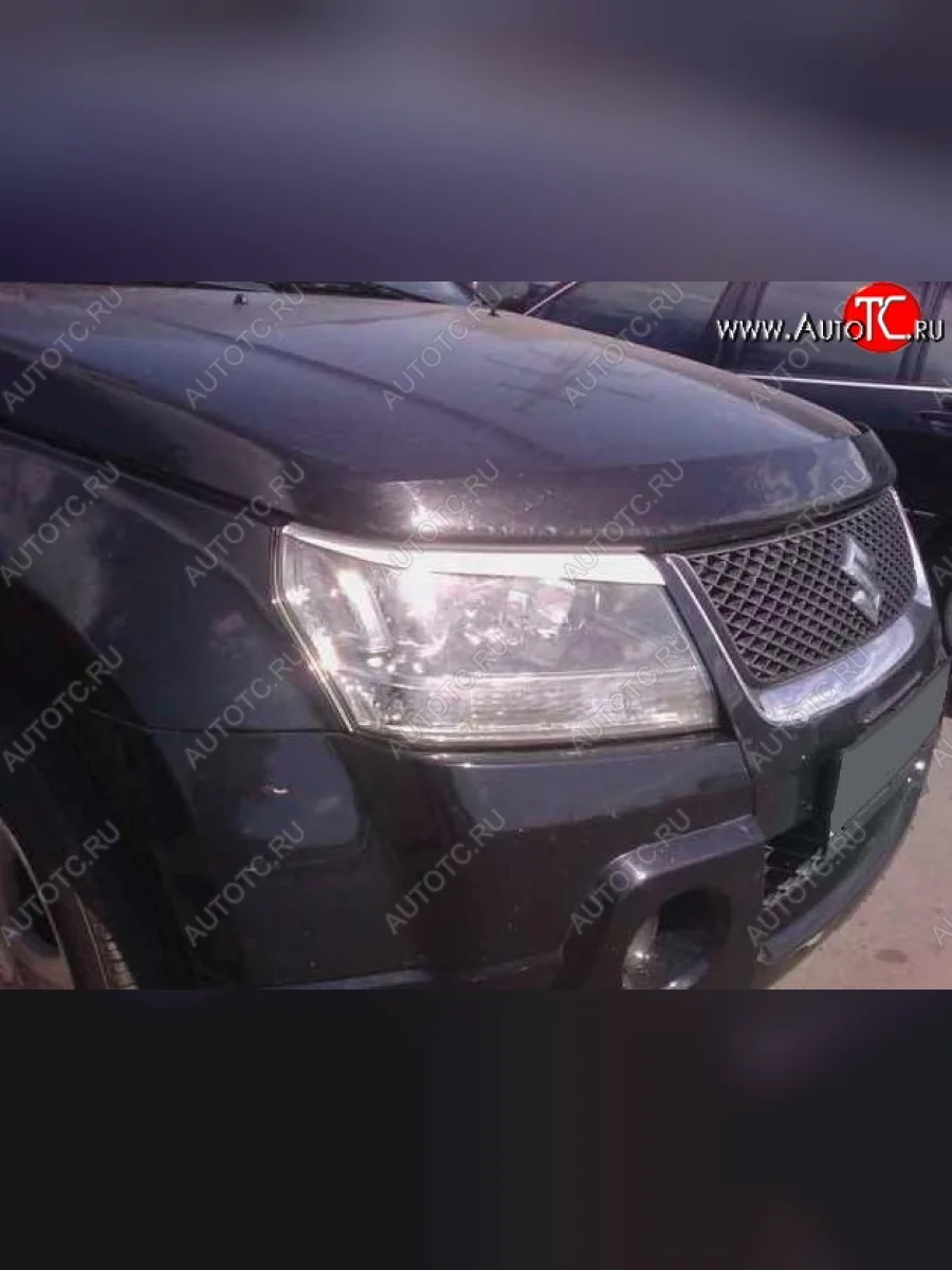 Реснички на фары CT Suzuki Grand Vitara JT 3 двери дорестайлинг (2005-2008) (Неокрашенные)  в Керчи Республика Крым