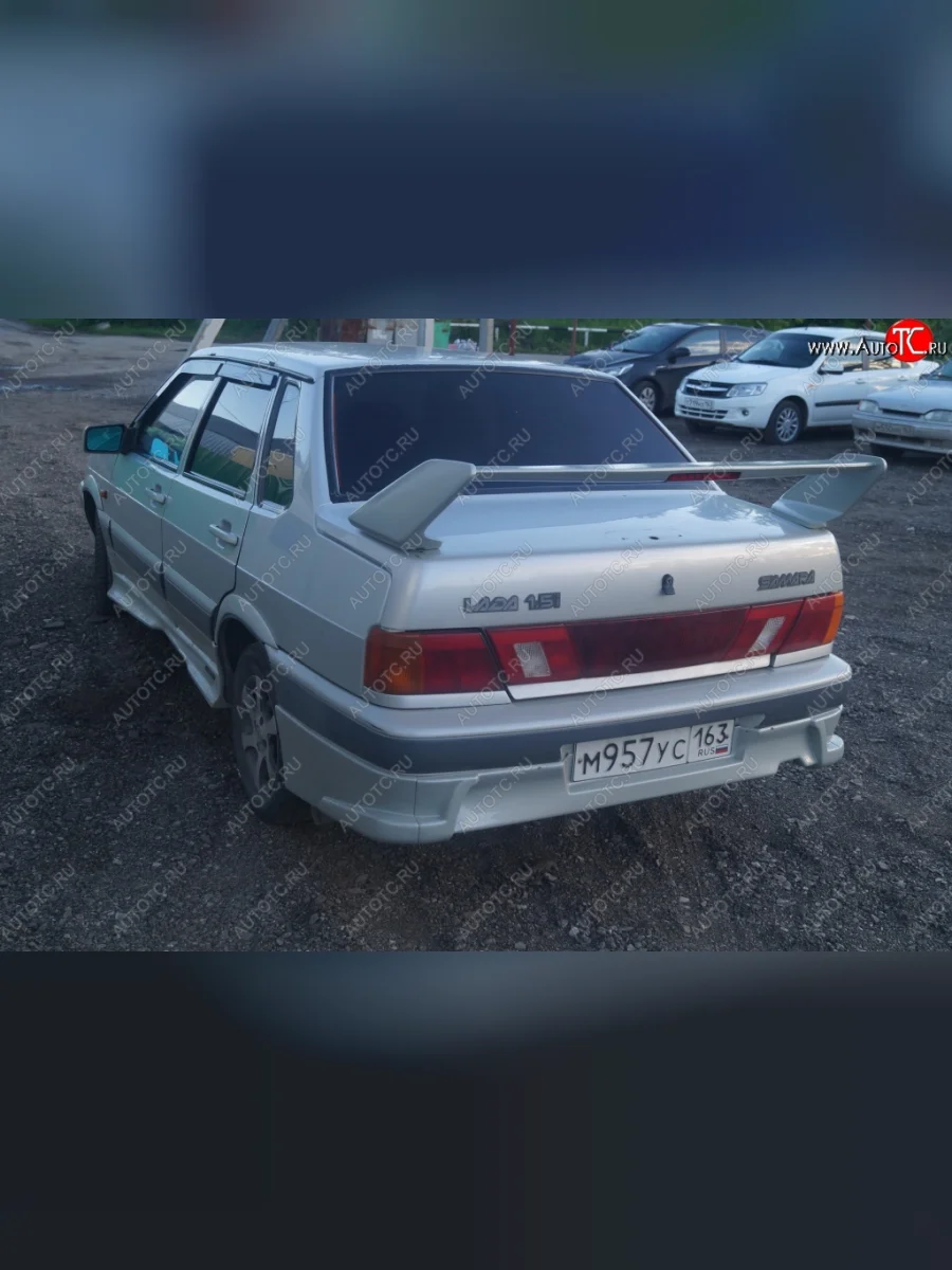 Спойлер Кураж Лада ВАЗ 2115 (1997-2012) (Без стоп-сигнала, Неокрашенный)  в Самаре Самарской области