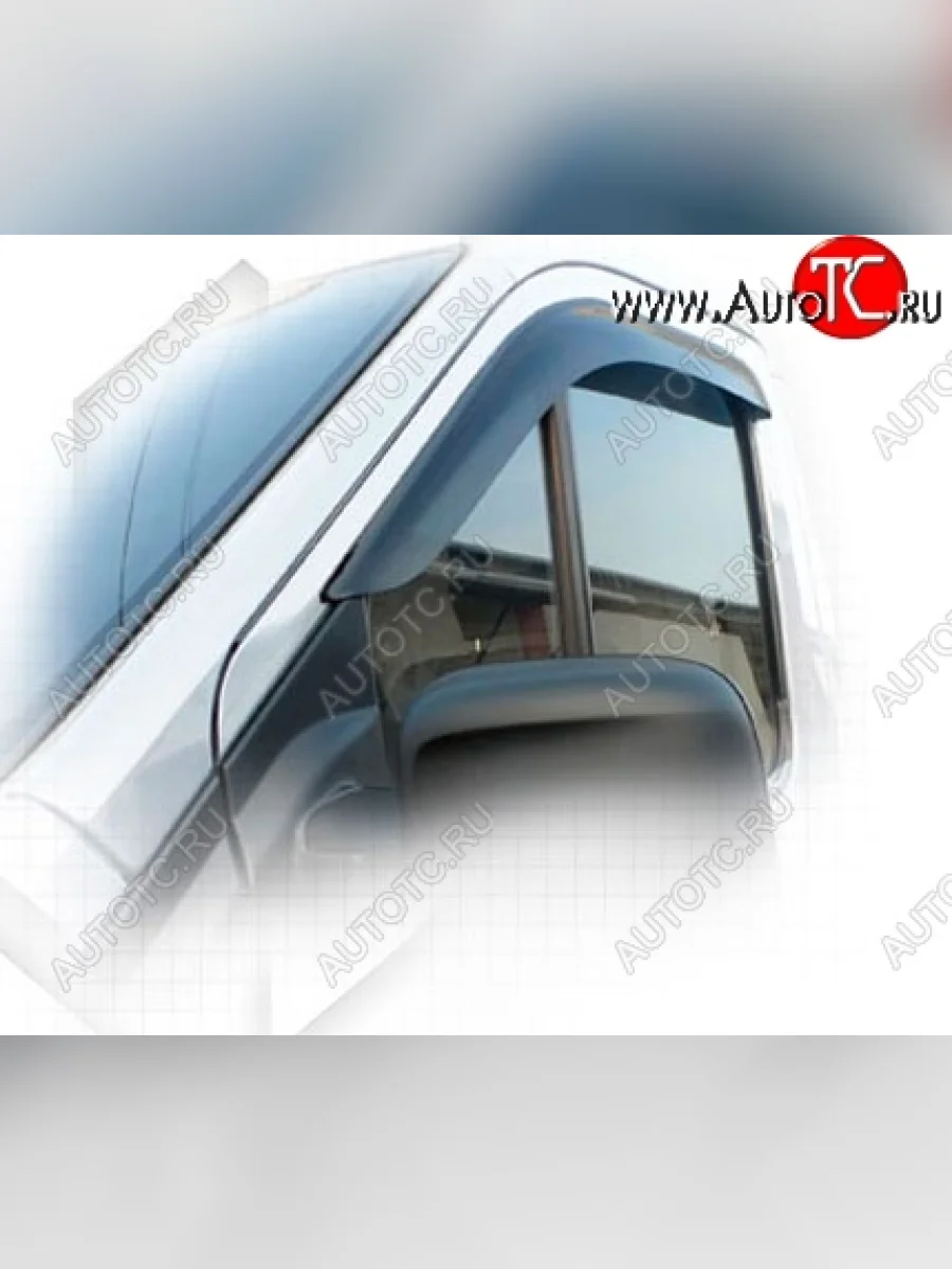 Дефлектора окон CA-Plastiс  ГАЗ ГАЗель Next (2013-2025) A21,A22, С41, С42, A60,A63, A64, A62,А65, A31,A32, C45, C46 (Classic полупрозрачный)  в Керчи Республика Крым
