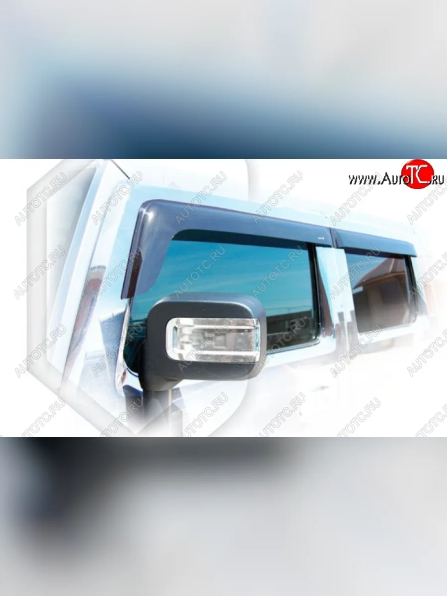 Дефлектора окон CA-Plastiс  HUMMER H2 (2002-2009) (Classic полупрозрачный)  в Керчи Республика Крым