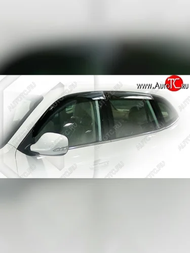 Ветровики дверей CA-Plastic (Classic полупрозрачный) Brilliance V5 (2012-2018)