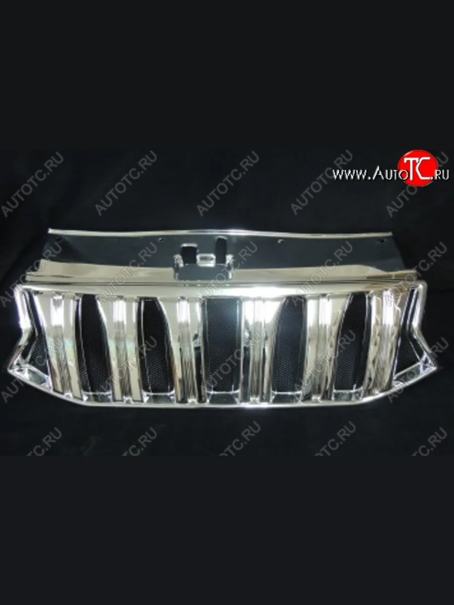 Решётка радиатора Прадо (покрытие хром) Уаз Патриот 3163 5 дв. 2-ой рестайлинг (2017-2025)  в Керчи Республика Крым