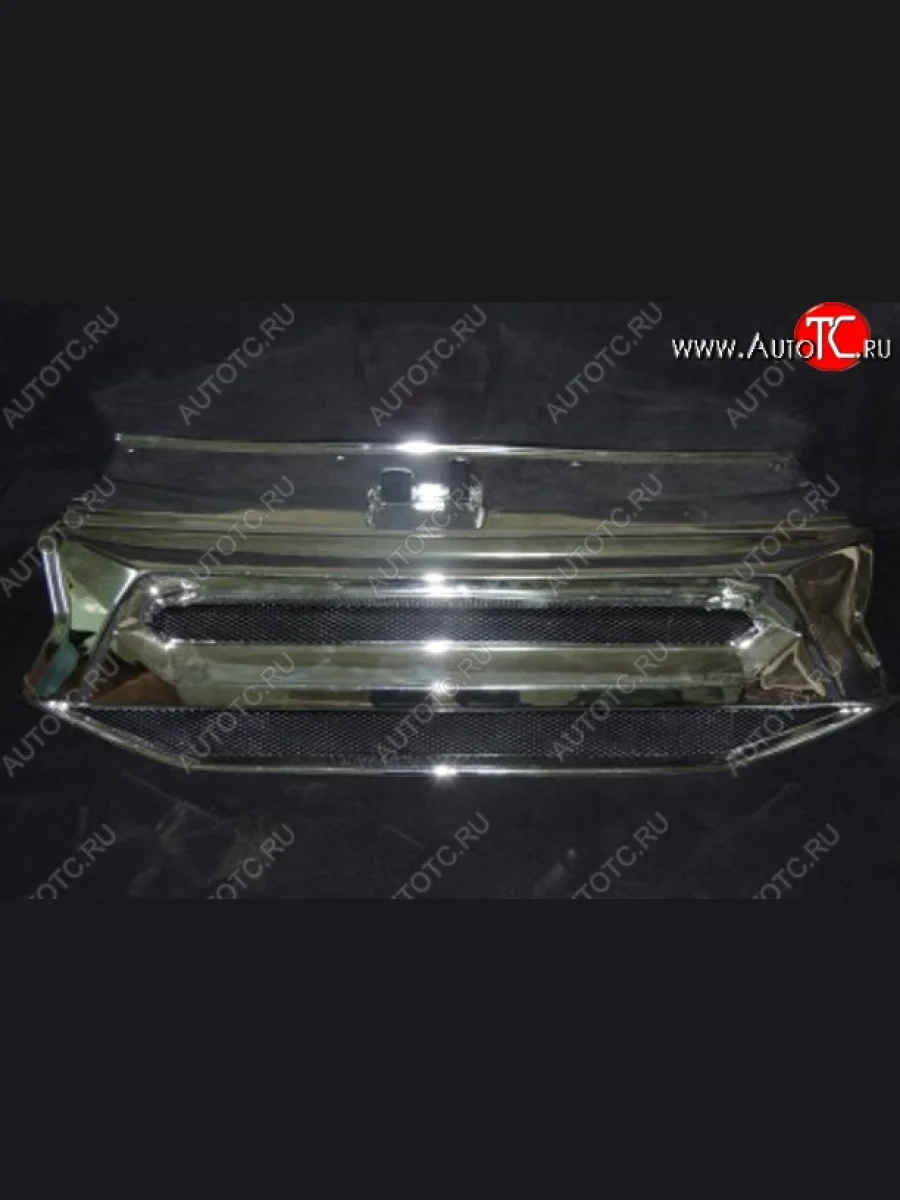 Решётка радиатора Тундра (покрытие хром) Уаз Патриот 3163 5 дв. 2-ой рестайлинг (2017-2025)  в Керчи Республика Крым