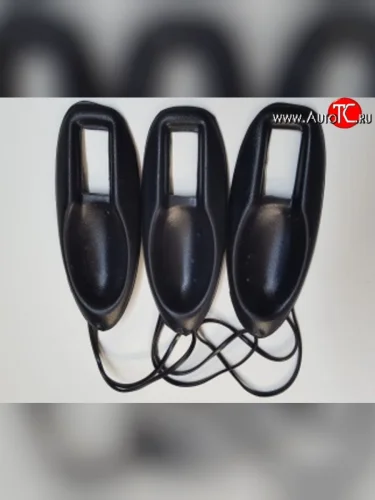 Комплект накладок под ручки дверей (мыльницы) с уплотнителем (452) Пром-Деталь (3 шт.) Уаз Буханка 452 3741 цельнометаллический фургон (1965-2025)