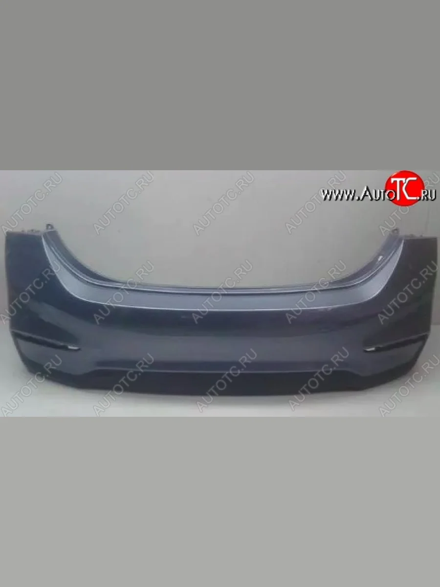 Задний бампер Стандартный Hyundai Solaris HCR седан дорестайлинг (2017-2020) (Неокрашенный)  в Самаре Самарской области