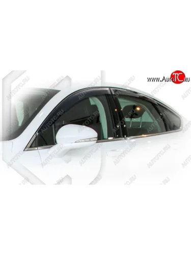 Дефлектора окон CA-Plastiс (Classic полупрозрачный) Ford Mondeo MK5 CD391 дорестайлинг седан (2014-2018)