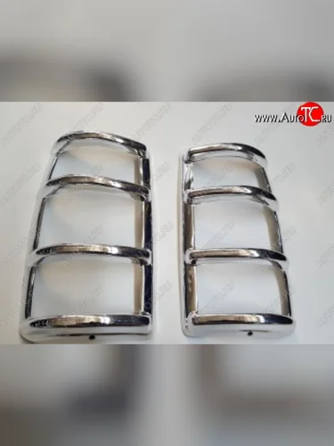 Накладки на фонари Пром-Деталь (хром) Уаз Патриот 3163 5 дв. дорестайлинг (2005-2013)