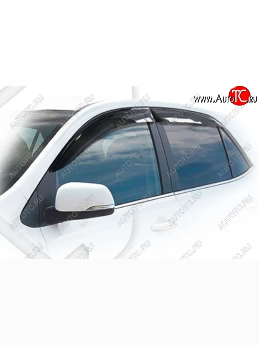 Дефлектора окон CA-Plastiс KIA Picanto 3 JA хэтчбэк 5 дв. дорестайлинг (2017-2021) (Classic полупрозрачный, Без хром.молдинга)  в Воронеже Воронежской области