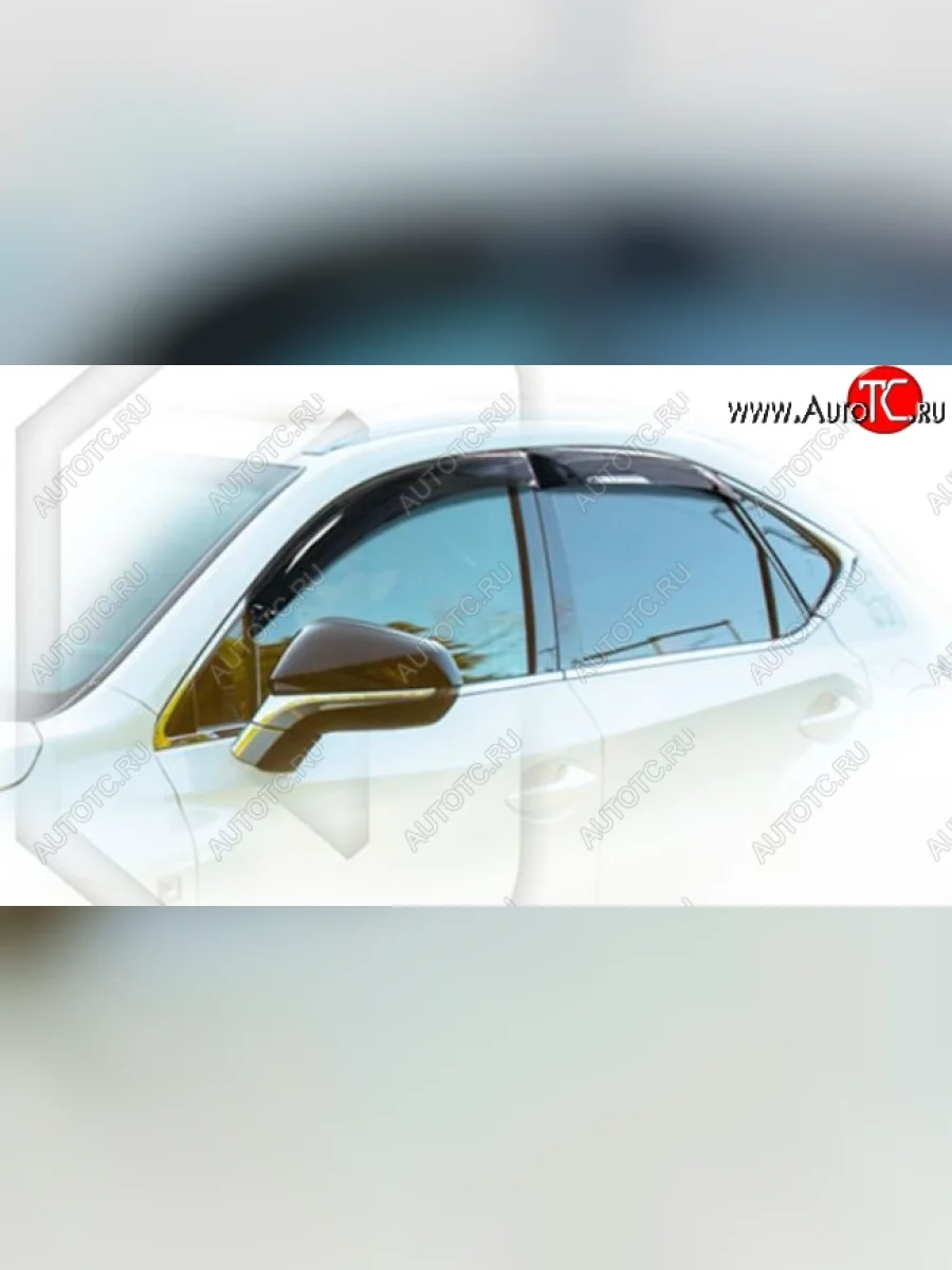 Дефлектора окон CA-Plastiс Lexus NX300h Z10 дорестайлинг (2014-2017) (Classic полупрозрачный, Без хром.молдинга)  в Керчи Республика Крым