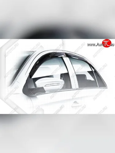 Дефлектора окон CA-Plastiс (Classic полупрозрачный) Lifan Celiya (2013-2025)