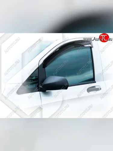 Дефлектора окон CA-Plastiс (Classic полупрозрачный) Mercedes-Benz Vito  W447 (2015-2025) дорестайлинг, рестайлинг