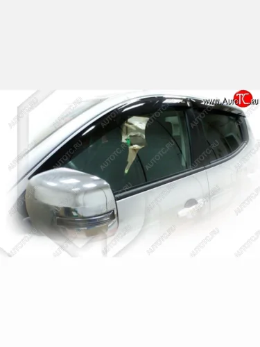 Дефлектора окон CA-Plastiс (Classic полупрозрачный) Mitsubishi L200 5 KK,KL дорестайлинг (2015-2019)