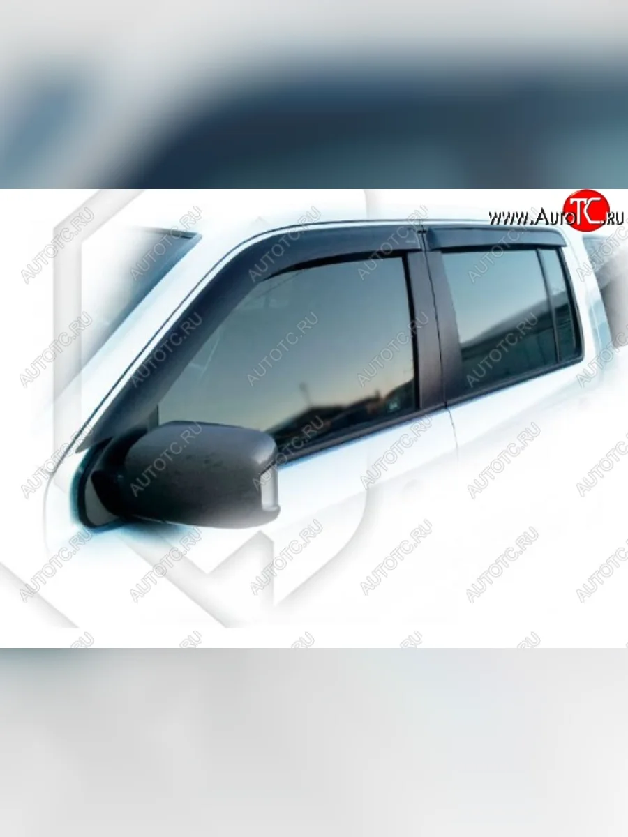 Дефлектора окон CA-Plastiс  Honda Pilot (2008-2015) YF4 (Classic полупрозрачный)  в Керчи Республика Крым