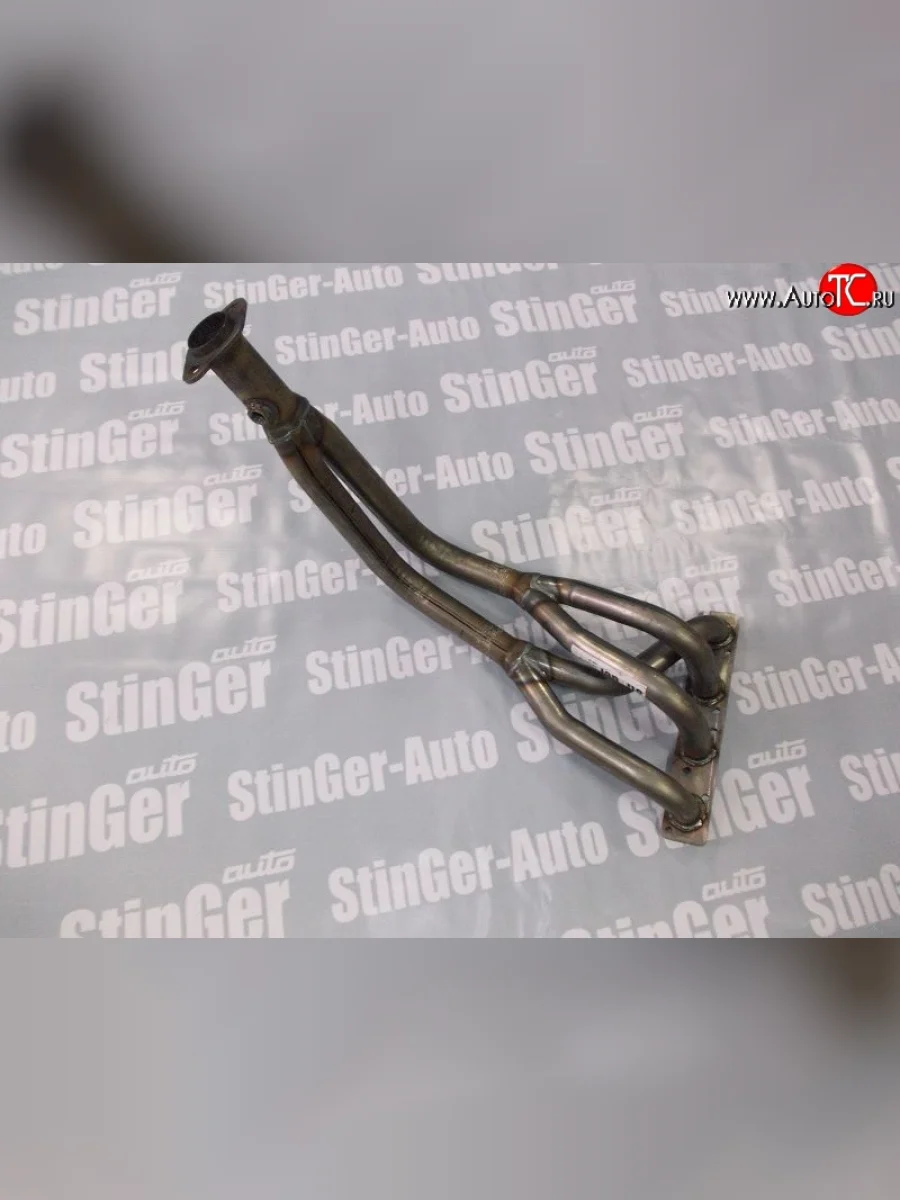 Приёмная труба (паук) Stinger 4-1 (инж./16-кл/1.7) (трубы 38-43- 51 мм) Лада ВАЗ 21099 (1990-2004)  с доставкой в г. Керчь