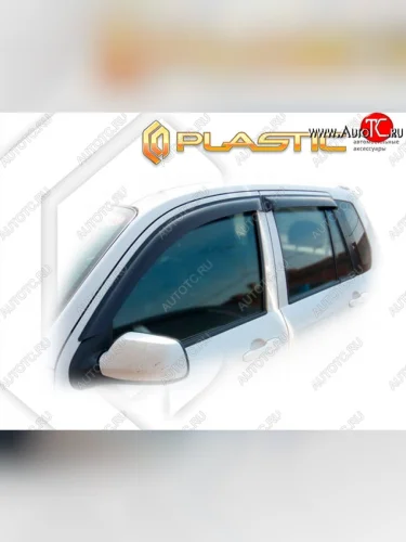 Ветровики дверей CA-Plastik (Classic полупрозрачный) Mazda Demio 2 DY дорестайлинг (2002-2005)