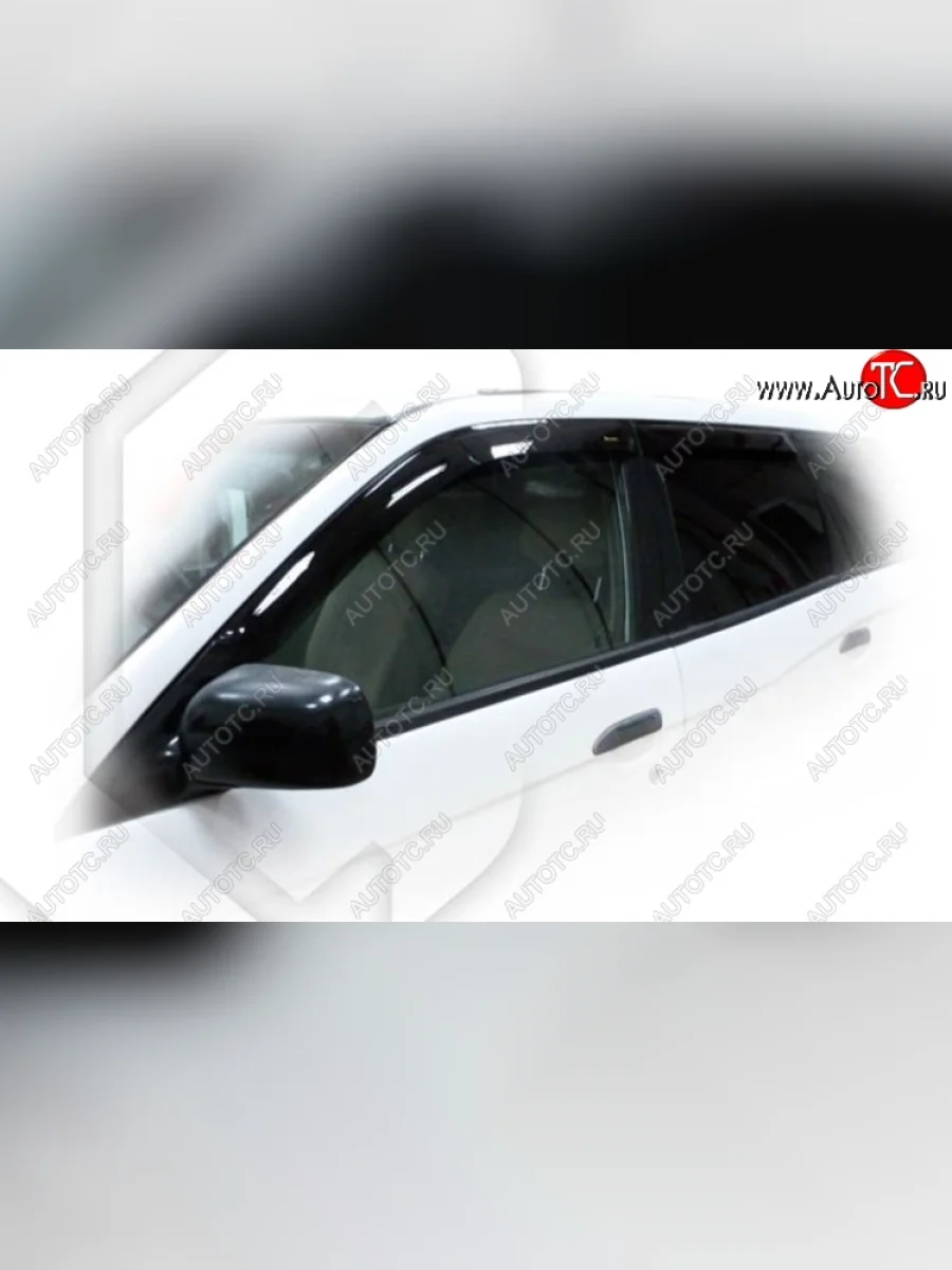 Дефлектора окон CA-Plastiс  Nissan Avenir (2000-2005) W11 (Classic полупрозрачный, Без хром.молдинга)  в Керчи Республика Крым