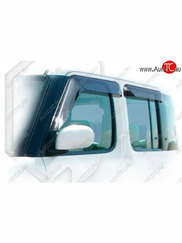Дефлектора окон CA-Plastiс (Classic полупрозрачный) Nissan Cube  2 (2002-2008)