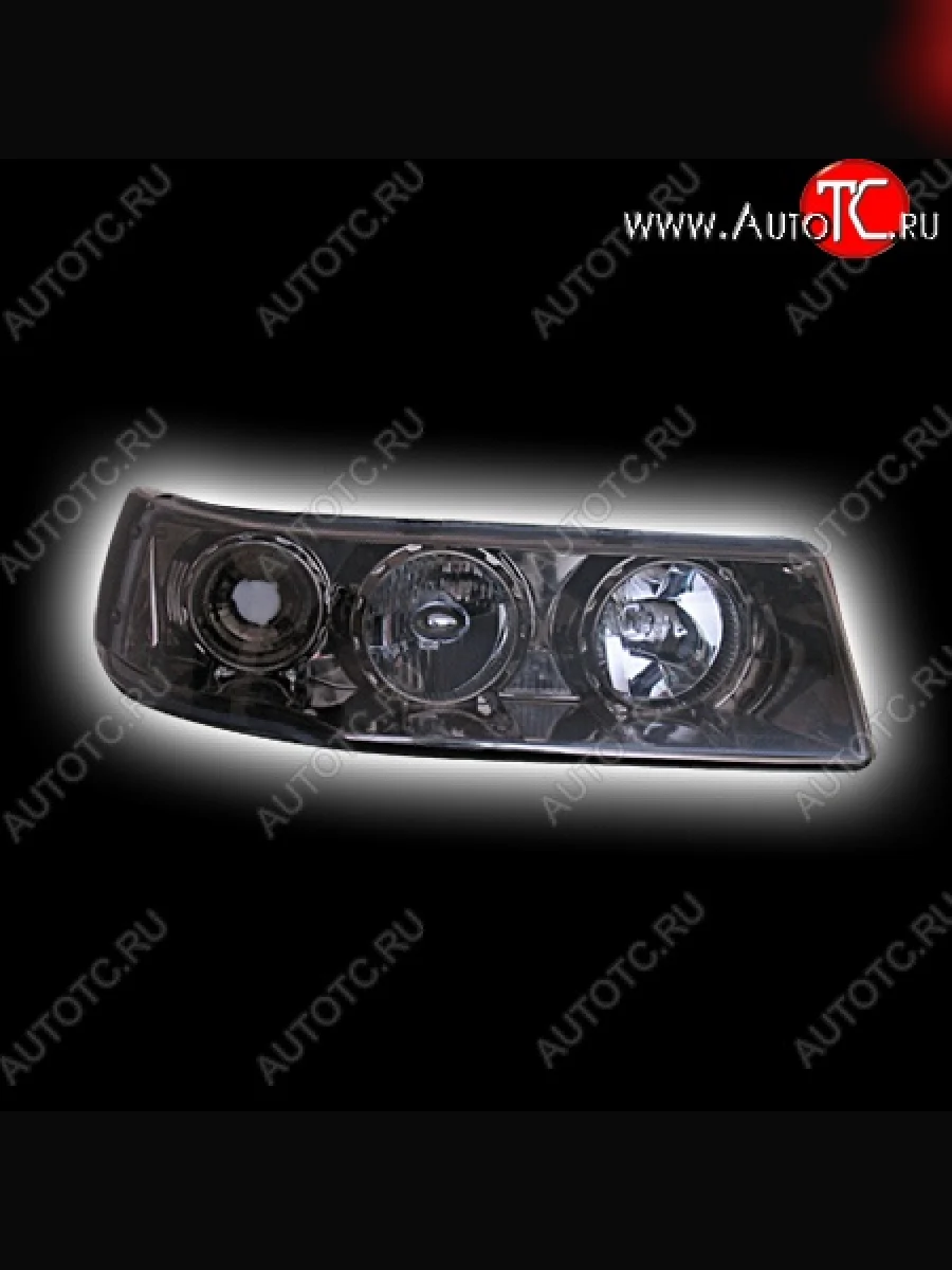 Фары Плавник Акулы (черный хром) PROSPORT RS-03639 Лада ВАЗ 2110 седан (1995-2007)  в Самаре Самарской области