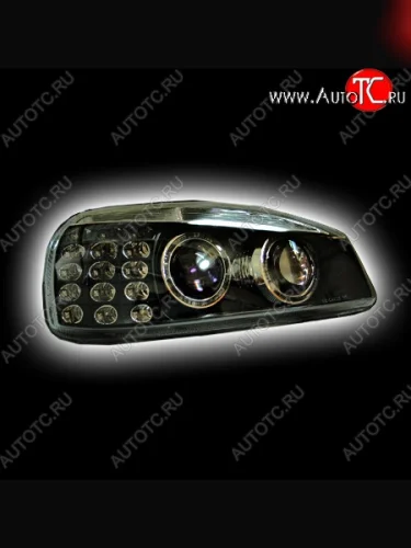 Фары c линзами (чёрн.) PROSPORT RS-03266 Лада ВАЗ Калина 1118 седан (2004-2013)